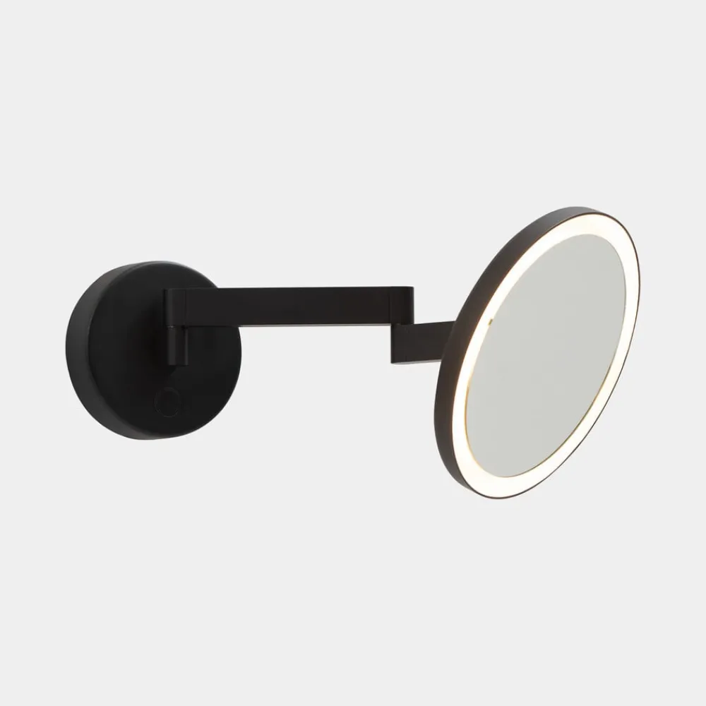 Møbel Og Interiør ^ LEDS-C4 Vanity vægspejl med LED, 3.000 K, sort
