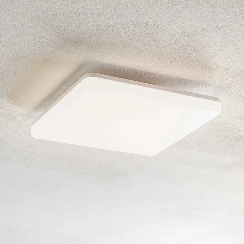 Heitronic Udendørs Loftlamper > LED-sensorloftlampe Pronto, kantet, 33x33cm