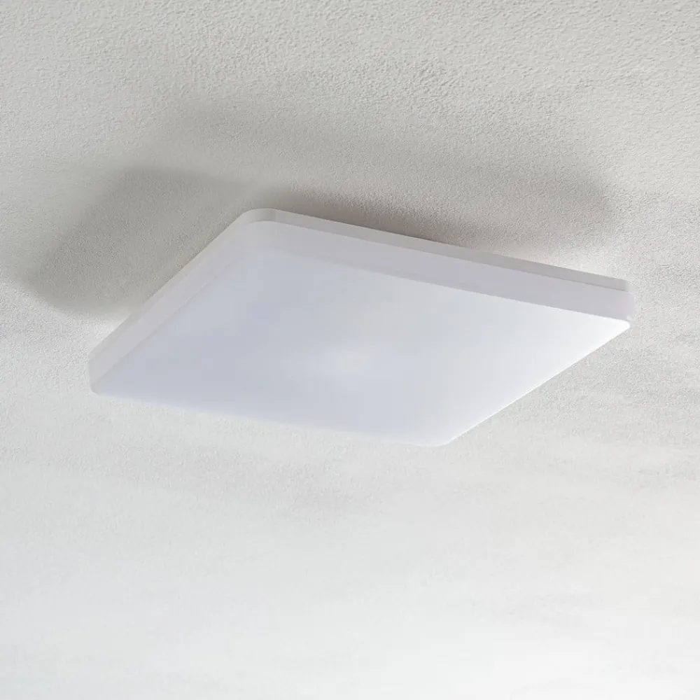 Heitronic Udendørs Loftlamper > LED-sensorloftlampe Pronto, kantet, 33x33cm