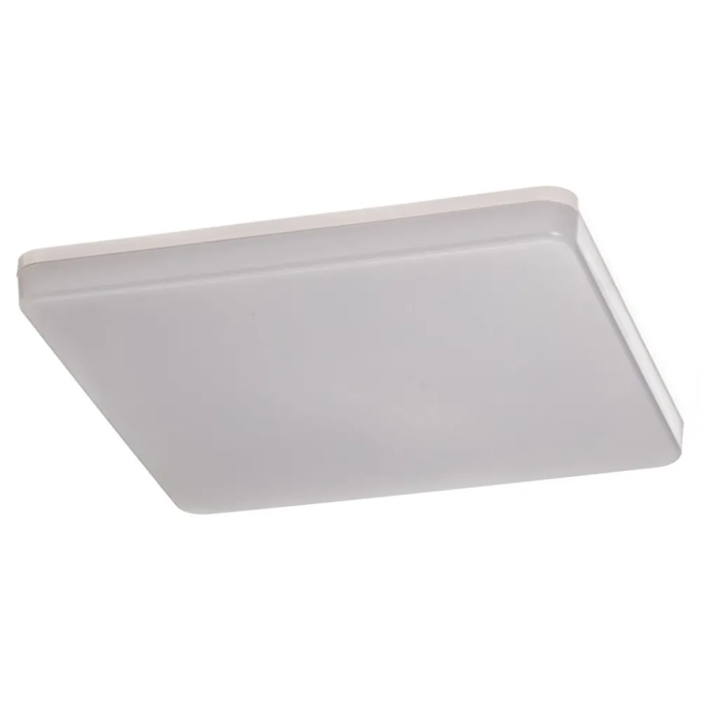 Heitronic Udendørs Loftlamper > LED-sensorloftlampe Pronto, kantet, 33x33cm