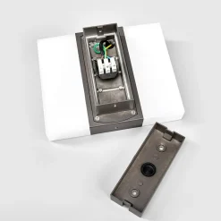 Lindby Væglampe Med Sensor > LED-sensor-udendørs væglampe Kumi, grafit, IP44