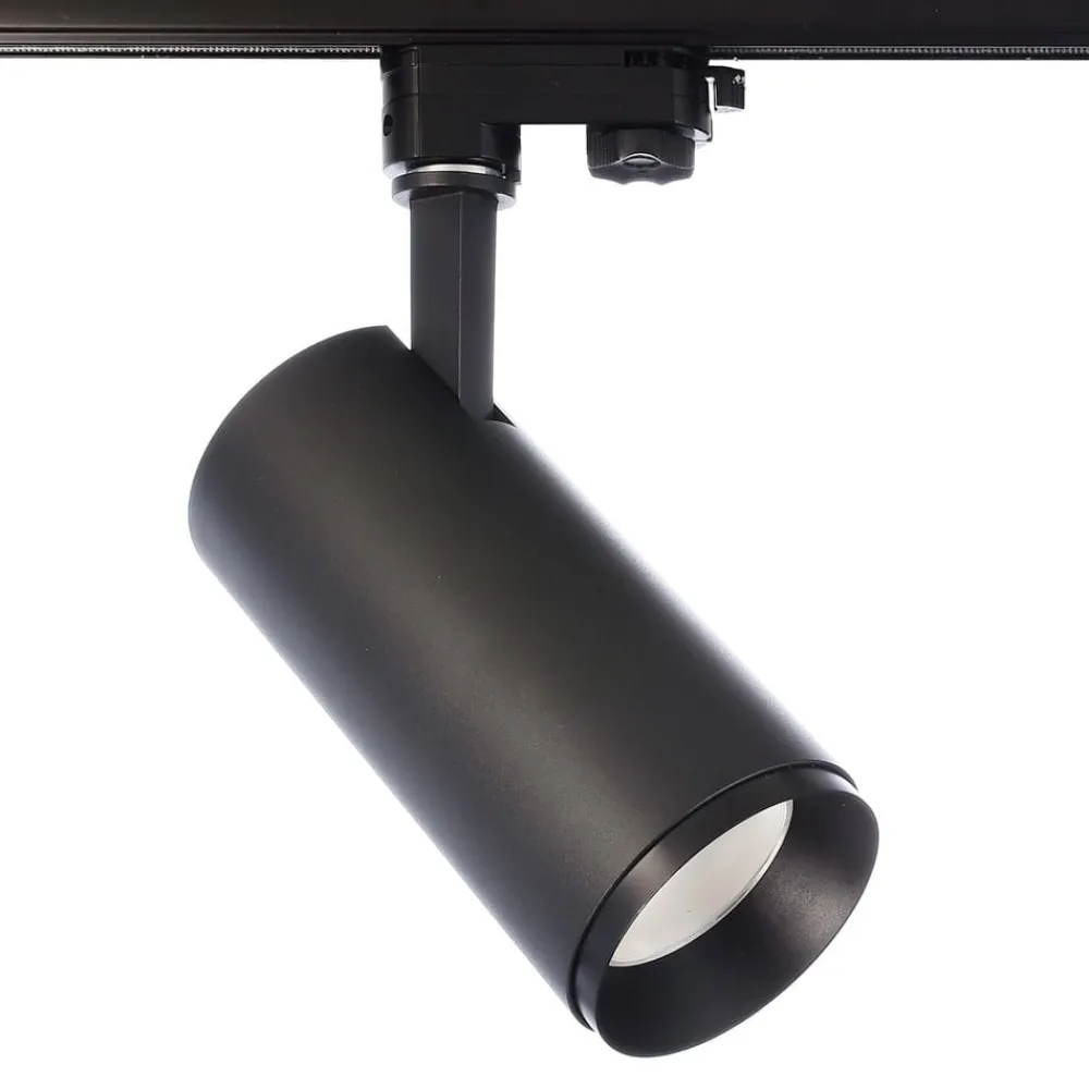 Skinnesystem ^ Deko-Light LED-skinnespot Lucea 3-faset 20W sort