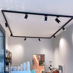 Skinnesystem ^ Deko-Light LED-skinnespot Lucea 3-faset 10W sort