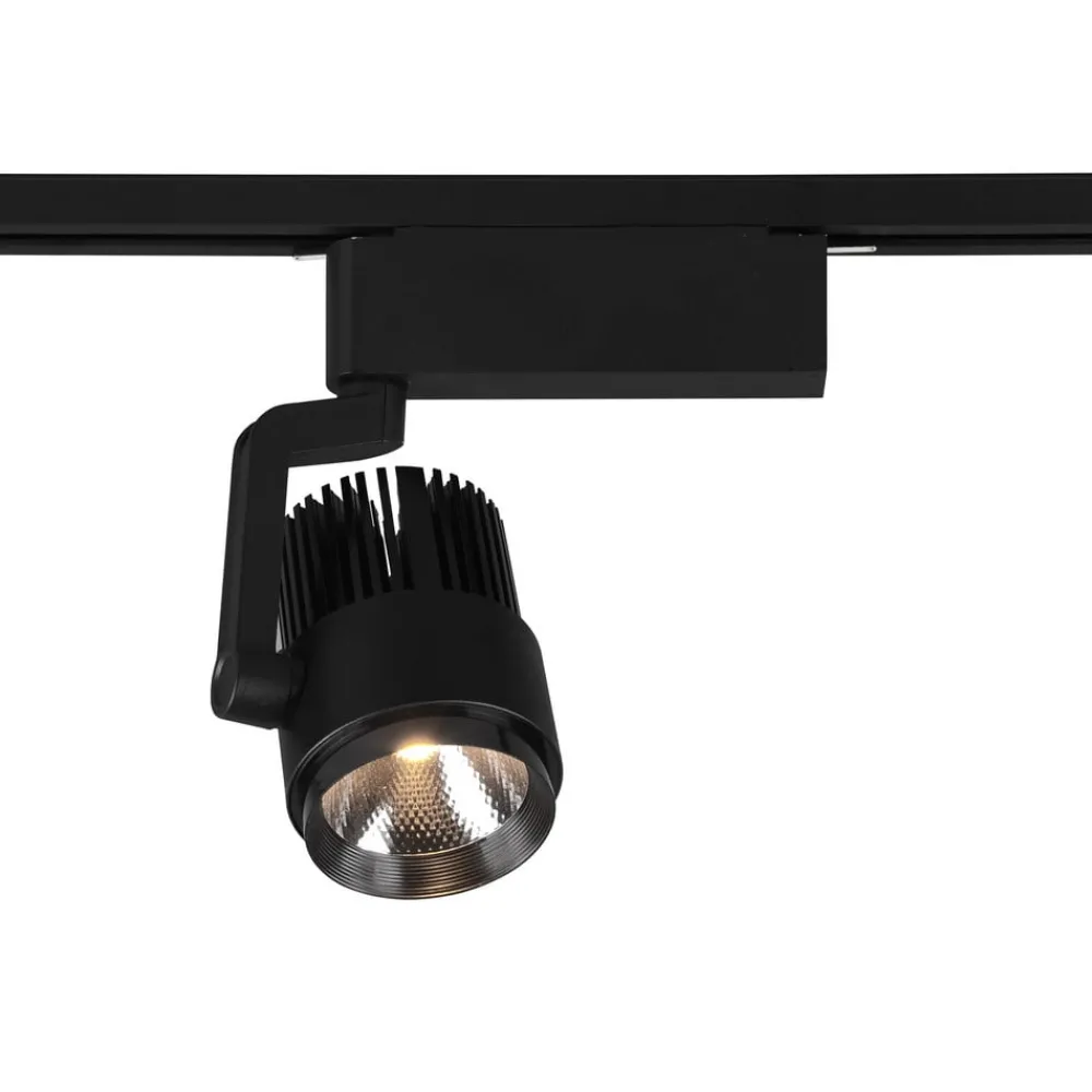 Trio Lighting Skinnesystem > LED-skinnespot Radiator til DUOline, mat sort, CCT