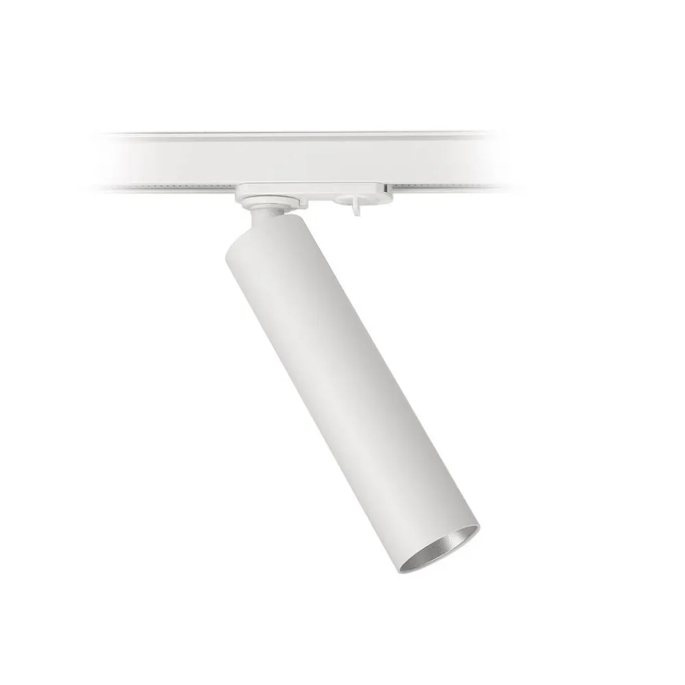 Skinnesystem ^ Deko-Light LED-skinnespot Slim 1-faset, hvid, aluminium, 5 W, 2.700 K