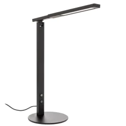 Fabas Luce Arbejdsrum/Kontor|Bordlamper > LED-skrivebordslampe Ideal med dæmper, sort