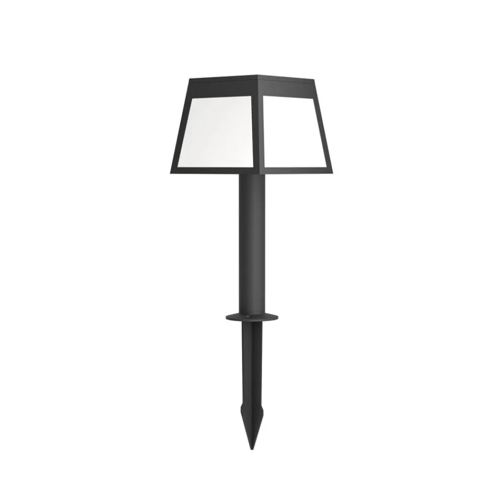 EGLO Solcelle Lampe Med Sensor|Sokkellamper Med Sensor > LED-sokkellampe Altilia, højde 56 cm, sort, sensor