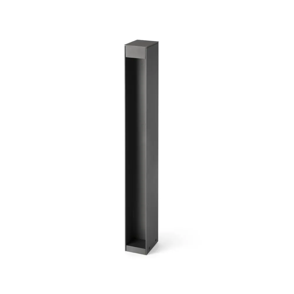 FARO BARCELONA Sokkellamper > LED-sokkellampe Cerler, antracit, 60 cm, metal, IP65, CCT