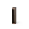 FARO BARCELONA Sokkellamper > LED-sokkellampe Cerler, brun, 35 cm, metal, IP65, CCT