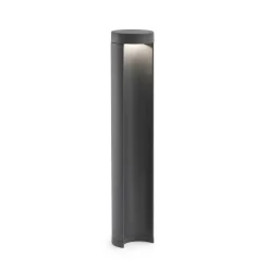 FARO BARCELONA Sokkellamper > LED-sokkellampe Chandra, mørkegrå, aluminium, højde 45 cm