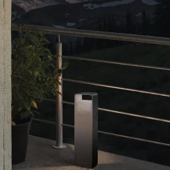 EGLO Sokkellamper > LED-sokkellampe Doninni 1, antracit, højde 40 cm