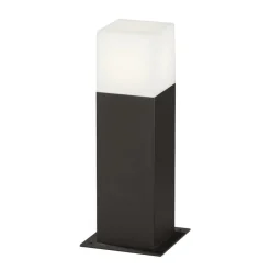 Trio Lighting Sokkellamper > LED-sokkellampe HUDSON, antracit, højde 30 cm, metal IP44