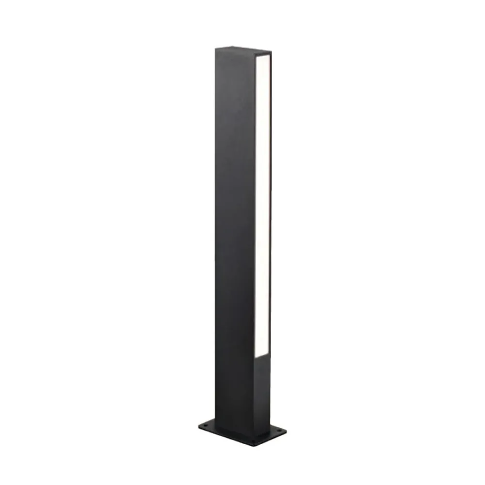 Viokef Sokkellamper > LED-sokkellampe Lir, højde 60 cm, mørkegrå metal, 2 lyskilder
