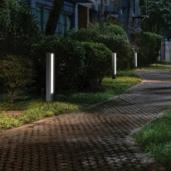Viokef Sokkellamper > LED-sokkellampe Lir, højde 60 cm, mørkegrå metal
