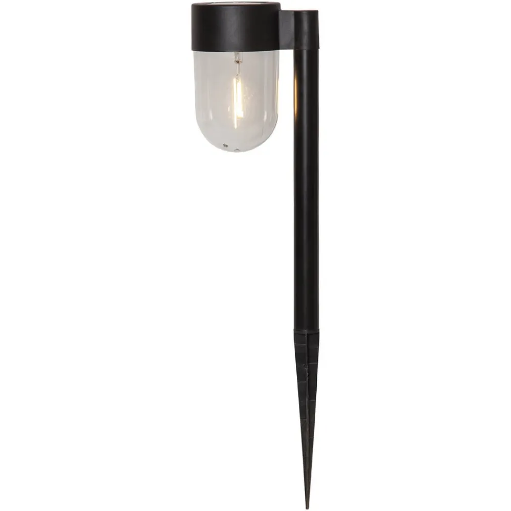 Solcellelamper|Sokkellamper ^ STAR TRADING LED-sokkellampe solcelle Cupola i sæt af 2