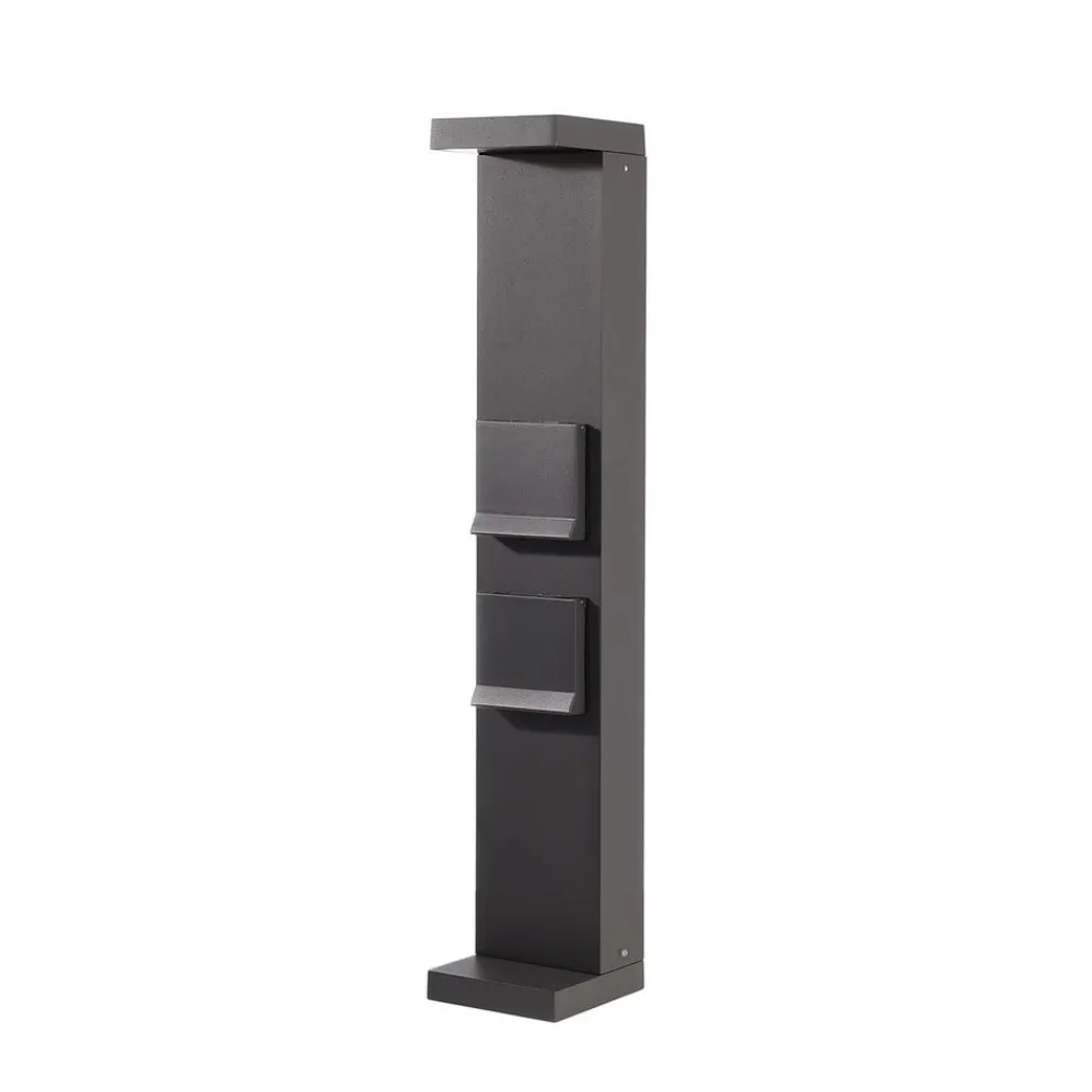 Deko-Light Sokkellamper > LED-sokkellampe Stikkontaktkolonne Lerna, 60 cm, aluminium mørkegrå