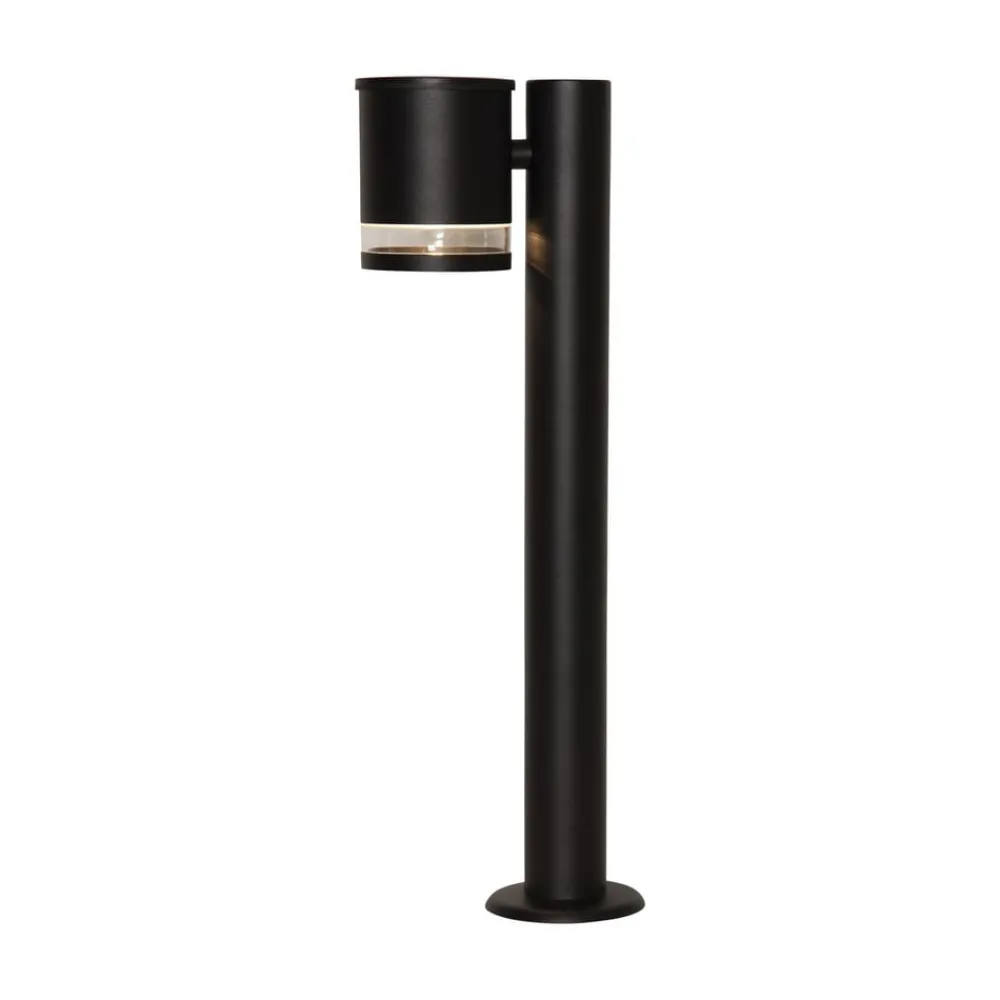 STAR TRADING Solcellelamper|Sokkellamper > LED-sokkellampe Wien, sort, metal, højde 50 cm