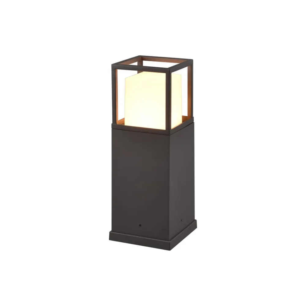 Trio Lighting Sokkellamper > LED-sokkellampe Witham, 40 cm høj, antracit, CCT, IP54