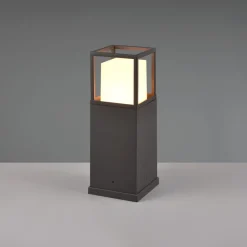 Trio Lighting Sokkellamper > LED-sokkellampe Witham, 40 cm høj, antracit, CCT, IP54