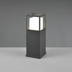 Trio Lighting Sokkellamper > LED-sokkellampe Witham, 40 cm høj, antracit, CCT, IP54