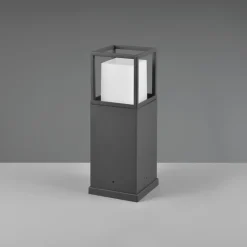Trio Lighting Sokkellamper > LED-sokkellampe Witham, 40 cm høj, antracit, CCT, IP54