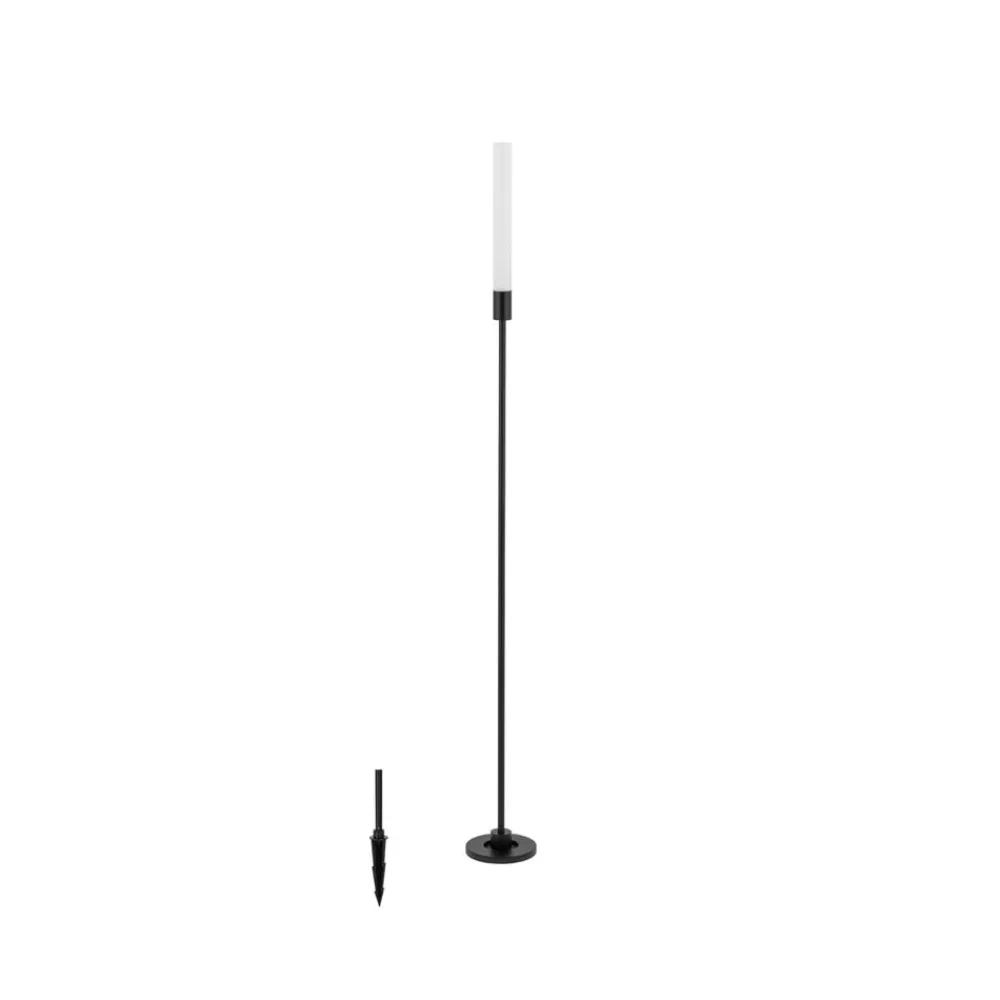 Nowodvorski Lighting Sokkellamper > LED-sokkellampe Zola, sort, aluminium, højde 100 cm