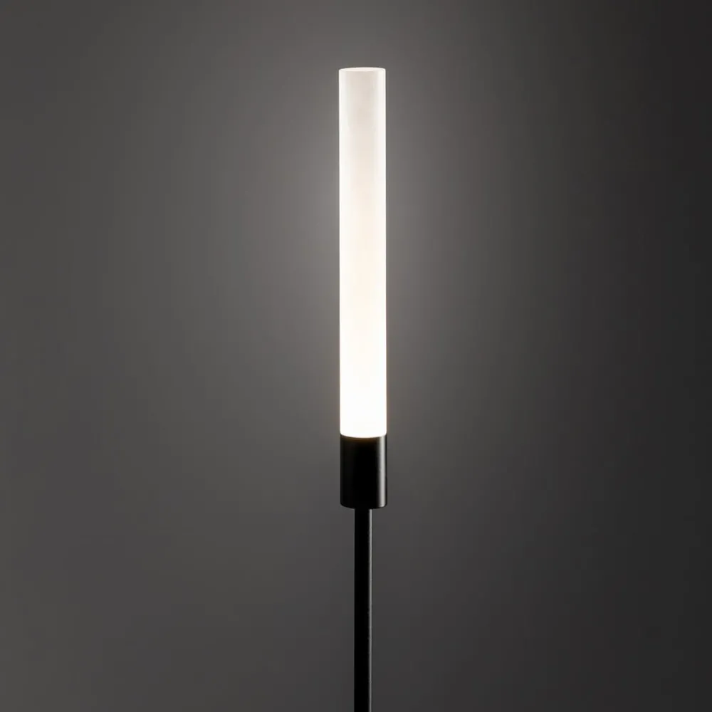 Nowodvorski Lighting Sokkellamper > LED-sokkellampe Zola, sort, aluminium, højde 100 cm