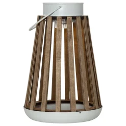 Dekorationsbelysning|Bordlamper ^ STAR TRADING LED solar bordlampe Catania lavet af birketræ