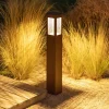 Les Jardins Solcelle Lampe Med Sensor|Gadebelysning Med Sensor > LED-solcellebelysning Tradition Sensor Corten 90 cm