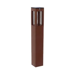 Les Jardins Solcelle Lampe Med Sensor|Gadebelysning Med Sensor > LED-solcellebelysning Tradition Sensor Corten 90 cm