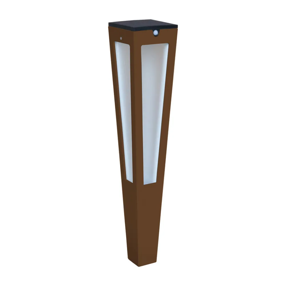 Les Jardins Solcelle Lampe Med Sensor|Sokkellamper Med Sensor > LED-solcellefakkel Tinka med sensor, 62 cm corten