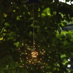 STAR TRADING Dekorationsbelysning|Solcellelamper > LED-solcellehængelampe Firework