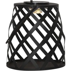 STAR TRADING Dekorationsbelysning|Solcellelamper > LED-solcellelampe Calabria, diamantmønster, 20 cm