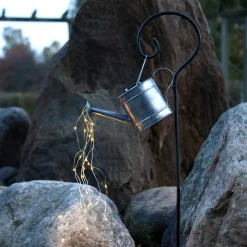 STAR TRADING Dekorationsbelysning|Solcellelamper > LED-solcellelampe Dew Drop Water Can