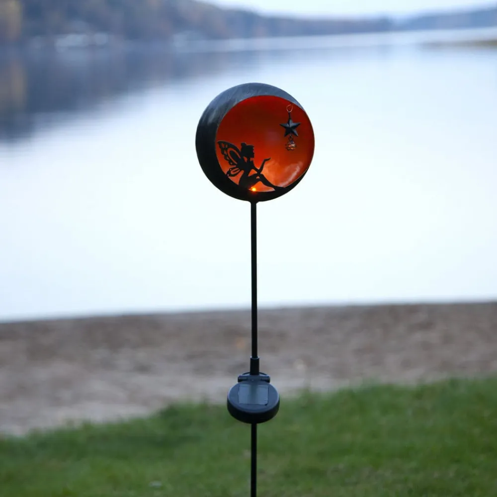 STAR TRADING Dekorationsbelysning|Solcellelamper > LED-solcellelampe Fairytale, orange