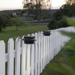 STAR TRADING Solcellelamper|Væglamper > LED-solcellelampe Fency med skumringssensor