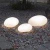 STAR TRADING Dekorationsbelysning|Solcellelamper > LED-solcellelampe Globy i stenform, længde 26,5 cm