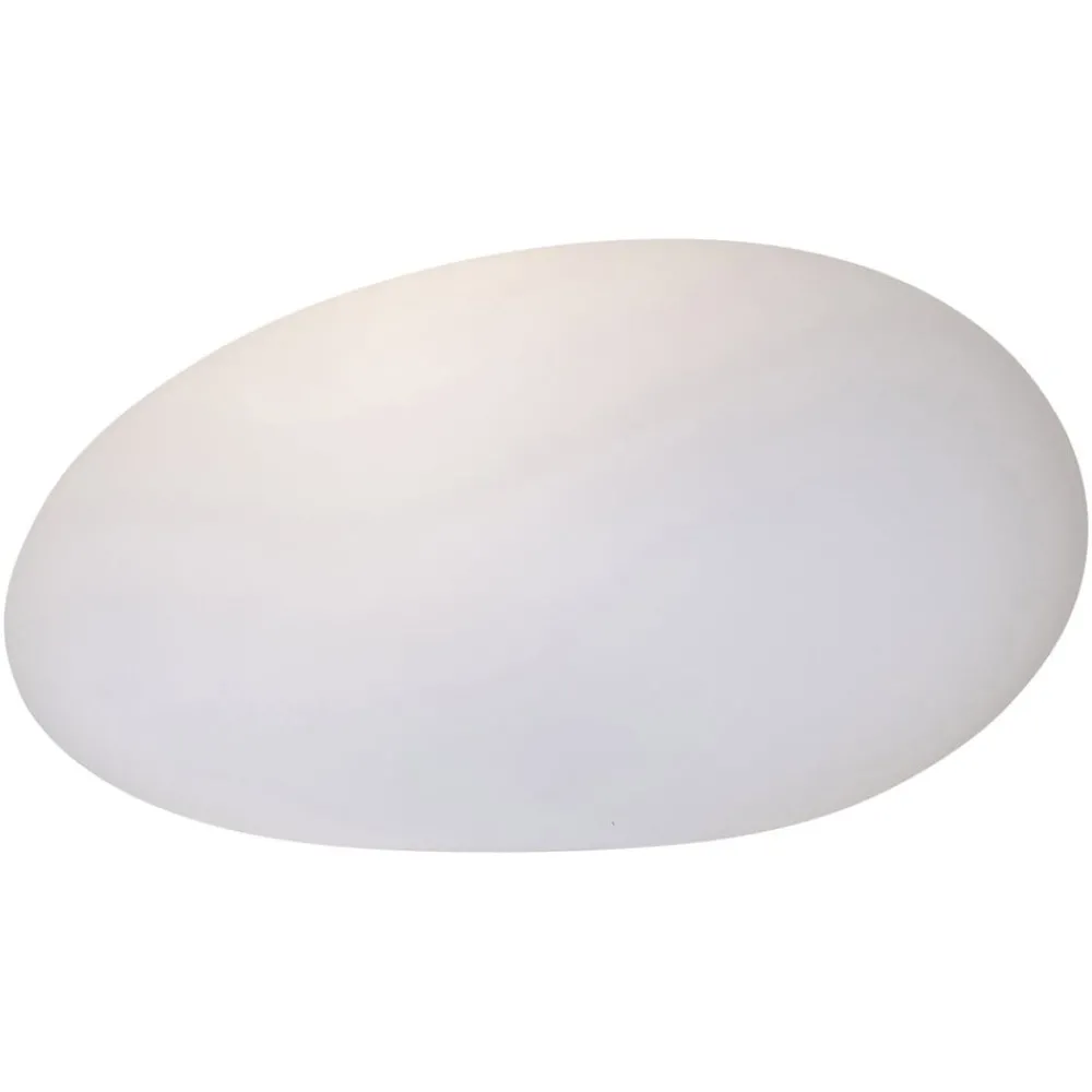 STAR TRADING Dekorationsbelysning|Solcellelamper > LED-solcellelampe Globy i stenform, længde 26,5 cm