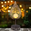 Globo Dekorationsbelysning|Solcellelamper > 33528 LED-solcellelampe i bladform