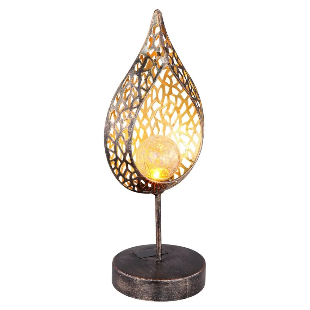 Globo Dekorationsbelysning|Solcellelamper > 33528 LED-solcellelampe i bladform
