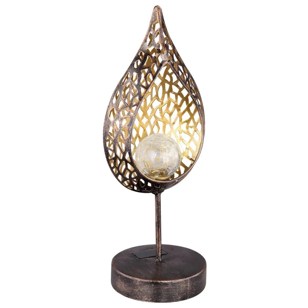 Globo Dekorationsbelysning|Solcellelamper > 33528 LED-solcellelampe i bladform