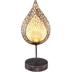Globo Dekorationsbelysning|Solcellelamper > 33528 LED-solcellelampe i bladform