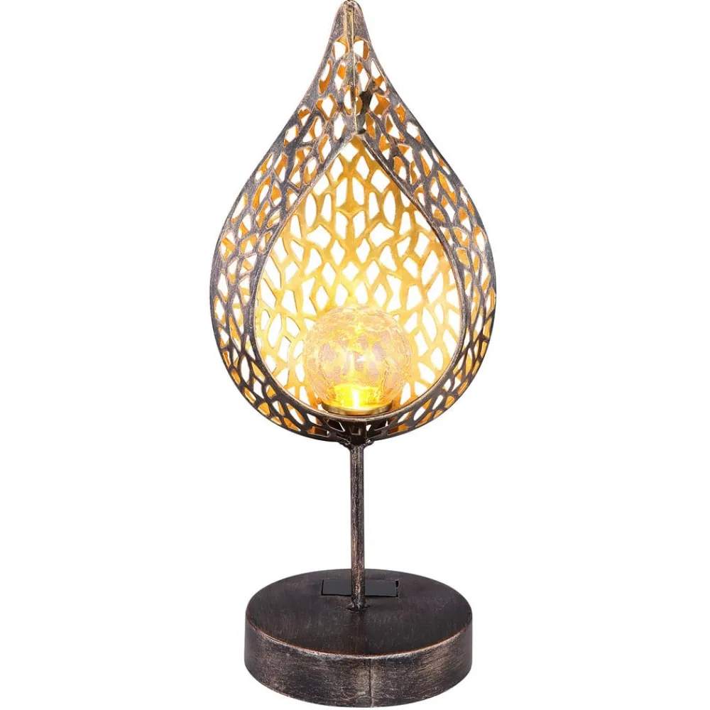 Globo Dekorationsbelysning|Solcellelamper > 33528 LED-solcellelampe i bladform
