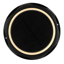 Globo Udendørs Spot > LED-solcellelampe 36506, jordspyd, væglampe, sort, aluminium