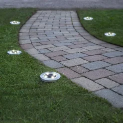 STAR TRADING Solcellelamper|Udendørs Spot > LED-solcellelampe Lawnlight, med jordspyd