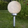 STAR TRADING Dekorationsbelysning|Solcellelamper > LED-solcellelampe Lunay, roterende lyskilde