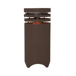 STAR TRADING Dekorationsbelysning|Solcellelamper > LED-solcellelampe Marron, højde 40 cm, brun, metal, USB-C