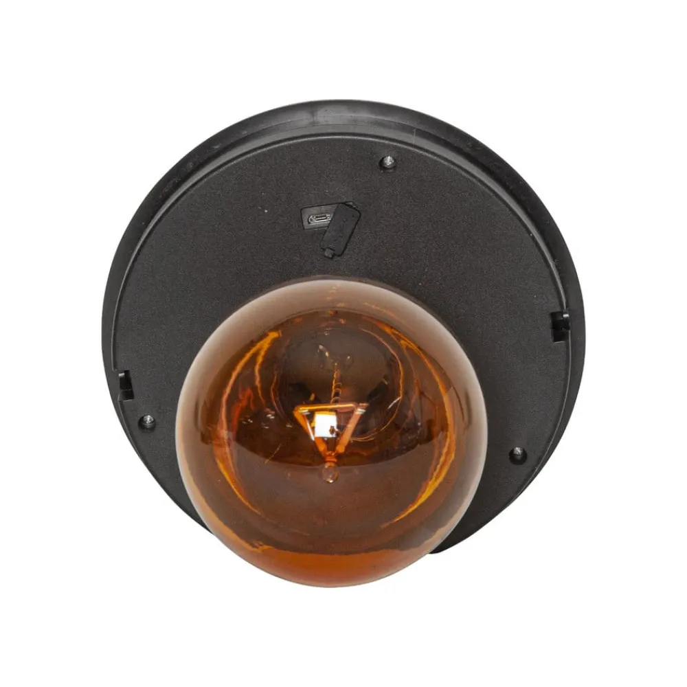 STAR TRADING Dekorationsbelysning|Solcellelamper > LED-solcellelampe Marron, højde 40 cm, brun, metal, USB-C
