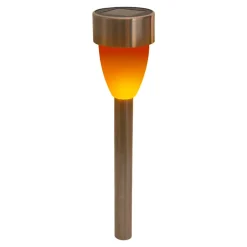 Näve Dekorationsbelysning|Solcellelamper > LED-solcellelampe 4135006 med flammeeffekt 6er-sæt