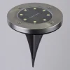 Globo Dekorationsbelysning|Solcellelamper > LED-solcellelampe 33414 med jordspyd, sort